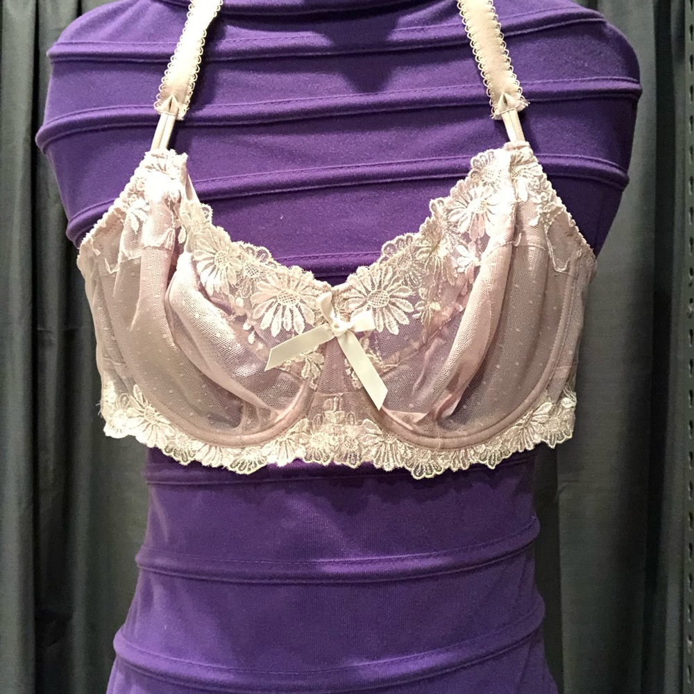 Fayreform - Lace Underwire Bra - Pink